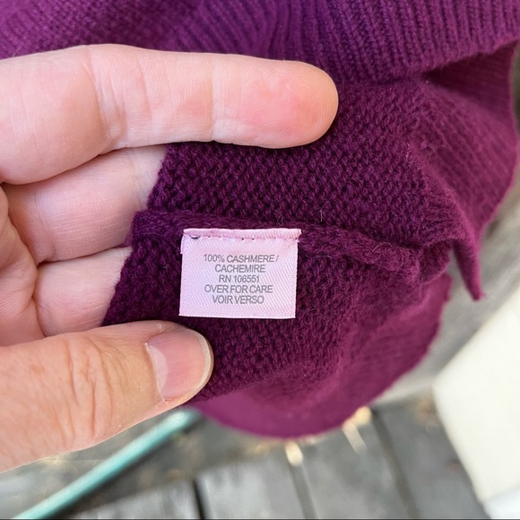 Calypso St Barth Gylden Cashmere Double V-neck Sweater Sz M - Picture 6 of 11